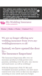 Mobile Screenshot of my-weddinginsurance.co.uk